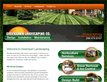 Tablet Screenshot of greenlawngroup.com